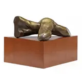 Bronze Torso by Guillermo Perdomo, Life-size patinated bronze, sold Jan 2026