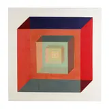 Nested Cube by John Hiigli, Oil on canvas, sold Jan 2026