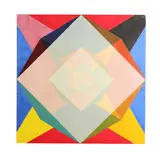 Chromatic Axis by John Hiigli, Oil on canvas, sold Jan 2026