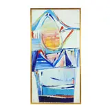 Large Abstract Geometric Composition by Daniel Clesse, Acrylic on board, sold Jan 2026