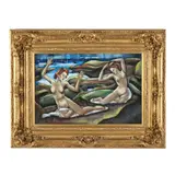 Bathers by Francis Revesz Ferryman, Oil on panel, sold Jan 2026