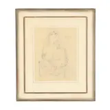 Madonna and Child by Stewart Helm, Graphite on paper, sold Jan 2026