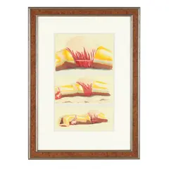 Sunbather by Hilo Chen, Mixed media on graph paper, sold Jan 2026