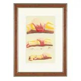 Sunbather by Hilo Chen, Mixed media on graph paper, sold Jan 2026