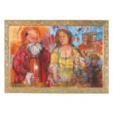 Group Portrait by Peter Leventhal, Oil on canvas, sold Jan 2026