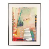 Untitled (Abstract Composition) by Aleah Koury, Mixed media on paper, sold Jan 2026