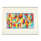 Date and Place of Birth by Brendan Somerville, Watercolor, sold Jan 2026
