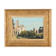 View of Rome by Julian Barrow, Oil on canvas, sold Jan 2026