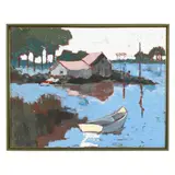 Sound Side by Mary Alice C. Blocher, Oil on canvas, sold Jan 2026