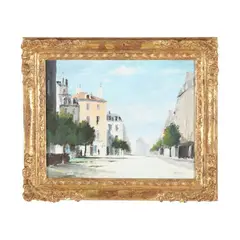 Street Scene by John Hulse, Oil on canvas, sold Jan 2026