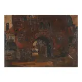 Street Scene with Archway by Charles Danzinger, Oil on canvas, sold Dec 2025