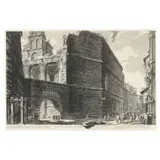 Veduta degli avanzi del Foro di Nerva by Giovanni Battista Piranesi, Etching on wove paper, sold Dec 2025