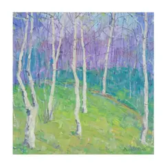 La Foret de Chateauneuf by David A. Williams, Oil on canvas, sold Dec 2025
