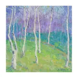 La Foret de Chateauneuf by David A. Williams, Oil on canvas, sold Dec 2025