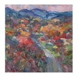 Linville Creek Road by James P. Kerr, Oil on linen canvas, sold Dec 2025