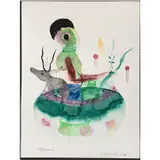 Dream by Franck Lundangi, 2017, Aquarelle sur papier, sold Apr 2020