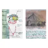 25 mars 2020 by Paul Mignard, 2020, Aquarelle, mine de plomb et photographie, sold Apr 2020