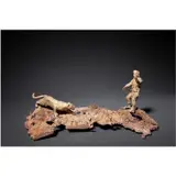 Daniel et le Lion by Stéphane Pencréac'h, 2015, Bronze, sold Apr 2020