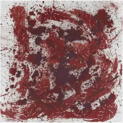 This Day by Mohammad Imran Qureshi, 2017, Acrylique et émulsion sur toile, sold Apr 2020