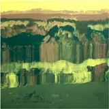 Azufre V by José Yaque, 2015, Acrylique et émail sur toile, sold Apr 2020