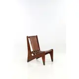 & Giancarlo Palanti (1881-1946) by Lina Bo Bardi, Bois, métal et cuir, sold May 2020