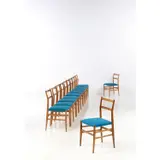 Modèle 646/2 dit La Leggera by Gio Ponti, Bois et textile, sold May 2020