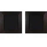 Construire MCMLXXXIX, (Diptyque) by Gerhard Merz, 1988, Technique mixte et encadrement en bois massif teinté en noir et lettrage incrusté en métal, sold Nov 2020