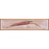 Pic et Pic et coligram, octobre 1986 by Louis Pons, Bois sculpté peint vissé sur panneau, sold May 2020