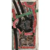 F. Jag (Ficelles Jaguar) by Jean Paul Riopelle, 1971, Acrylique sur lithographie marouflée sur toile, sold May 2020