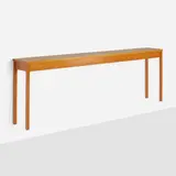 Console No. 1 by Ron Gilad, 2009, Swiss pear, brass, sold Mar 2023