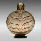 Monumental Graffito vase by Ercole Barovier, 1969, internally decorated glass with gold inclusions, sold Mar 2023