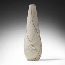 Reticello vase by Dino Martens, c. 1955, reticello glass, sold Mar 2023