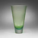 Inciso vase, model 4807 by Paolo Venini, 1956, wheel-carved glass, sold Mar 2023