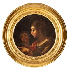 Il diniego di Pietro / La Maddalena by Girolamo Troppa, oil on panel, offered Oct 2026
