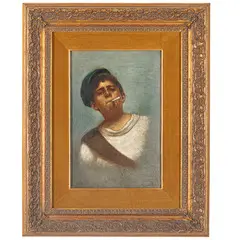 Napoli 1861 - Napoli dopo il 1916 / Ritratto di scugnizzo / Firmato Petrocelli in basso a destra by Achille Petrocelli, oil on canvas, offered Oct 2026