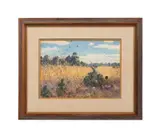 Dove Shooting" - 1939 by Aiden Lassell Ripley, watercolor on paper, sold Oct 2025