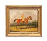 Cremorne: Winner of the Epsome Derby and Grand Prix De Paris by Samuel Henry Alken, oil on board, sold Oct 2025