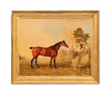 Smaragdine" - 1832 by Lambert Marshall, oil on canvas, sold Oct 2025