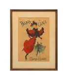 Palais de Glace" (Courier Francais supplement by Jules Chéret, lithograph on paper, sold Oct 2025
