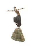 Shimmer" - circa 1930 by Demetre Chiparus, 1993, bronze, sold Oct 2025