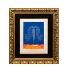 Le Rideau De L'Hiver" - 1979 by Romain de Tirtoff Erte, serigraph on paper, sold Oct 2025