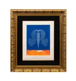Le Rideau De L'Hiver" - 1979 by Romain de Tirtoff Erte, serigraph on paper, sold Oct 2025
