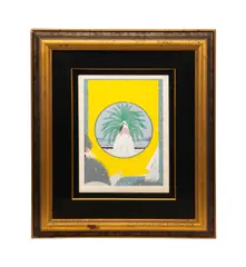Riviera" - 1979 by Romain de Tirtoff Erte, serigraph on paper, sold Oct 2025