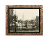 Trafalgar Square" - 1965 by William Stilson, oil on canvas board, sold Oct 2025