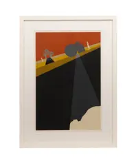 Untitled (from Series 75) - 1975 by Ernest Trova, screenprint on paper, sold Oct 2025