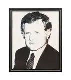 Edward Kennedy" - 1980 by Andy Warhol, screenprint with diamond dust on Lenox Museum Board, sold Oct 2025