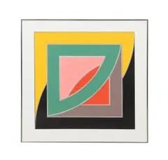 Referendum 70" -1970 by Frank Stella, screenprint on Special Arjomari paper, sold Oct 2025