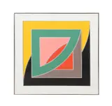 Referendum 70" -1970 by Frank Stella, screenprint on Special Arjomari paper, sold Oct 2025