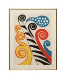Fiesta" - 1973 by Alexander Calder, lithograph on paper, sold Oct 2025
