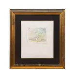 Umbrella Man IV by Peter Max, etching on paper, sold Oct 2025